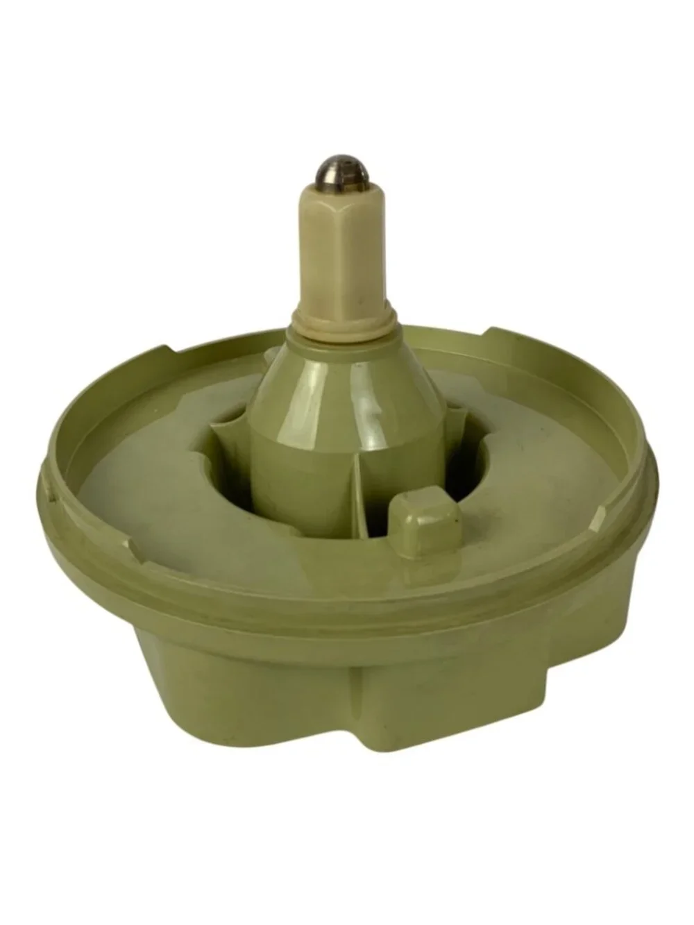 Oster Regency Kitchen Center Salad Maker Attachment & Pusher Avocado Green 1970s